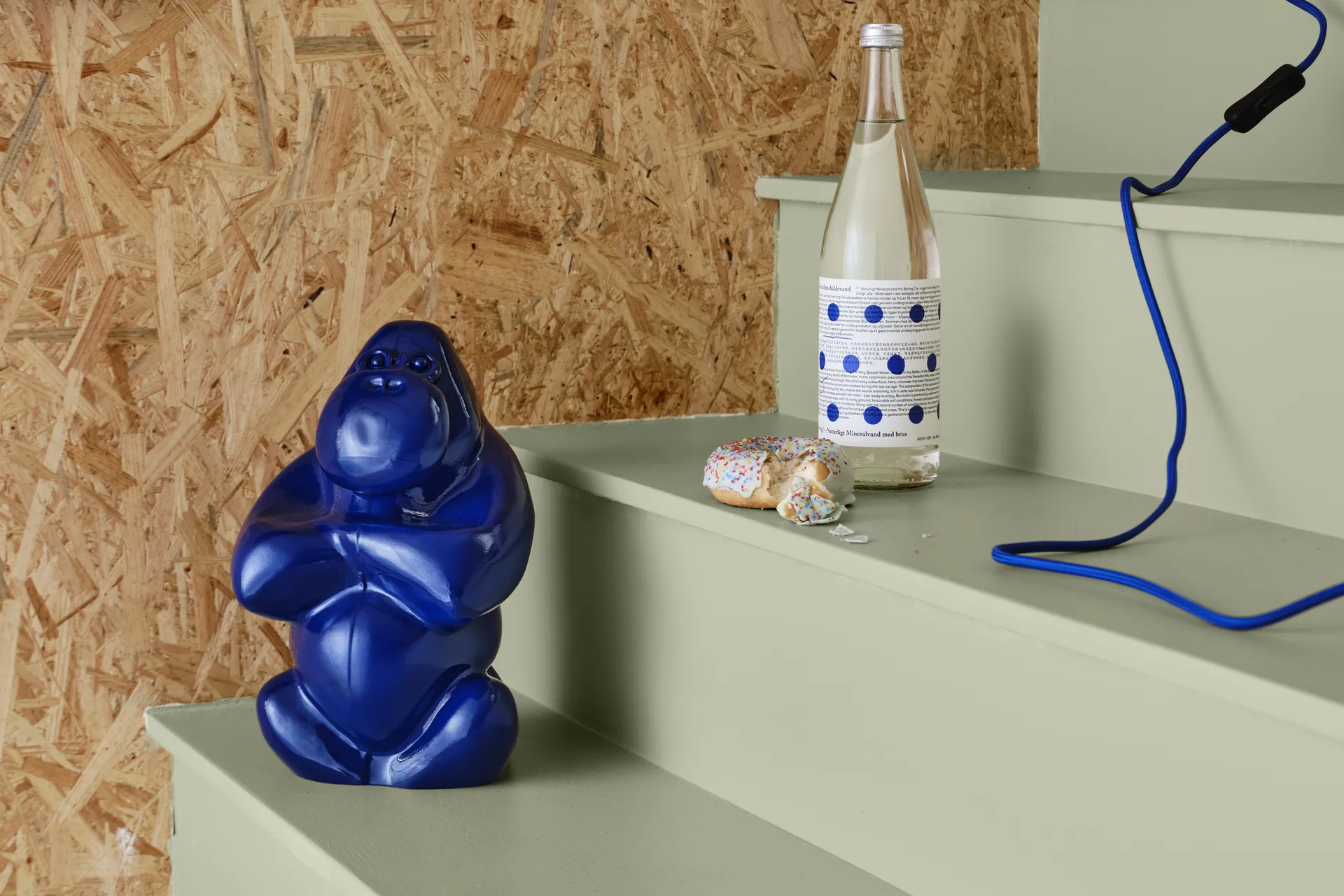 Escultura Gabba Gabba Hey 305 mm, Azul Klein Kosta Boda