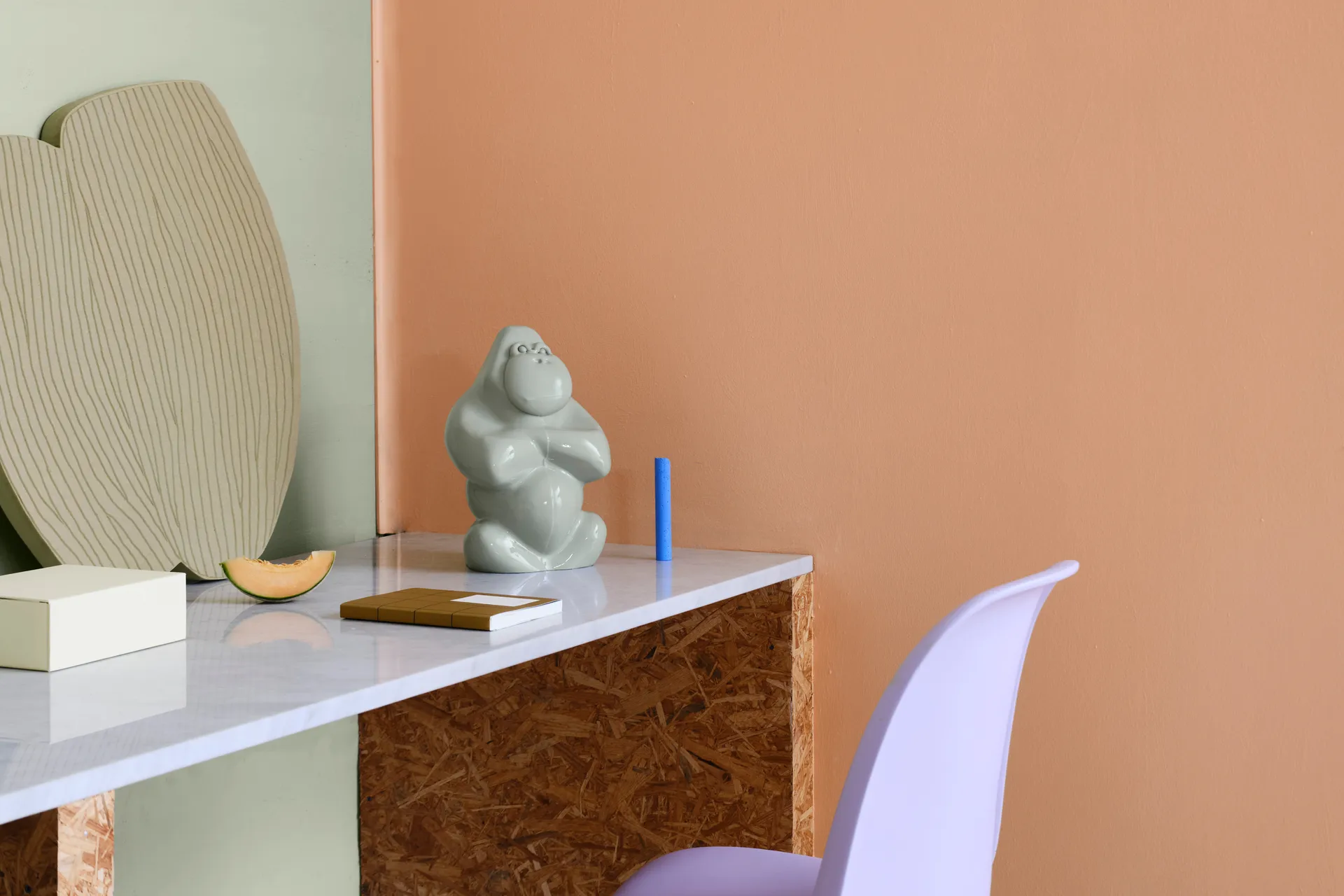 Escultura Gabba Gabba Hey 305 mm, Bege claro Kosta Boda