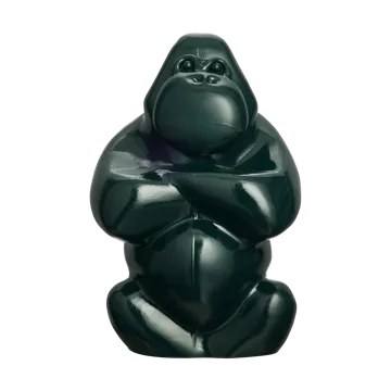 Escultura Gabba Gabba Hey 305 mm - Verde escuro - Kosta Boda