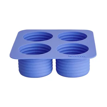 Forma de gelo Viva 4 compartimentos 13 cl - Azul do mar - Kosta Boda