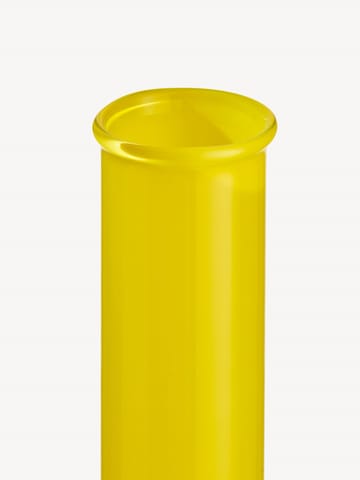 Lab vaso em forma de frasco redondo 31,5 cm - Amarelo - Kosta Boda