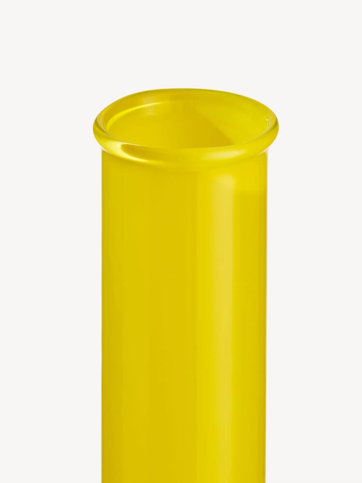 Lab vaso em forma de frasco redondo 31,5 cm, Amarelo Kosta Boda