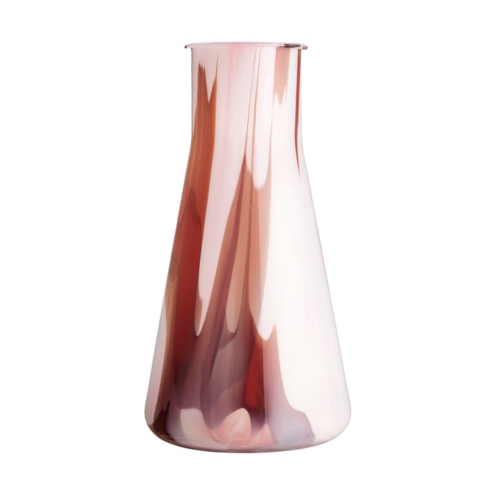 Lab vaso erlenmeyer 30,5 cm - Vermelho-branco-rosa - Kosta Boda