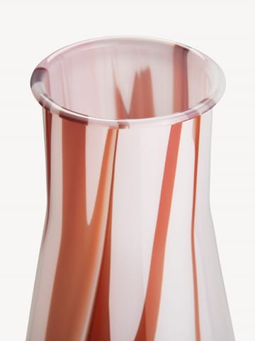 Lab vaso erlenmeyer 30,5 cm - Vermelho-branco-rosa - Kosta Boda