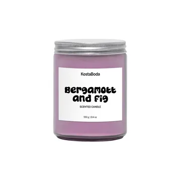 Mind vela perfumada - Bergamott & Fig, 550 g - Kosta Boda