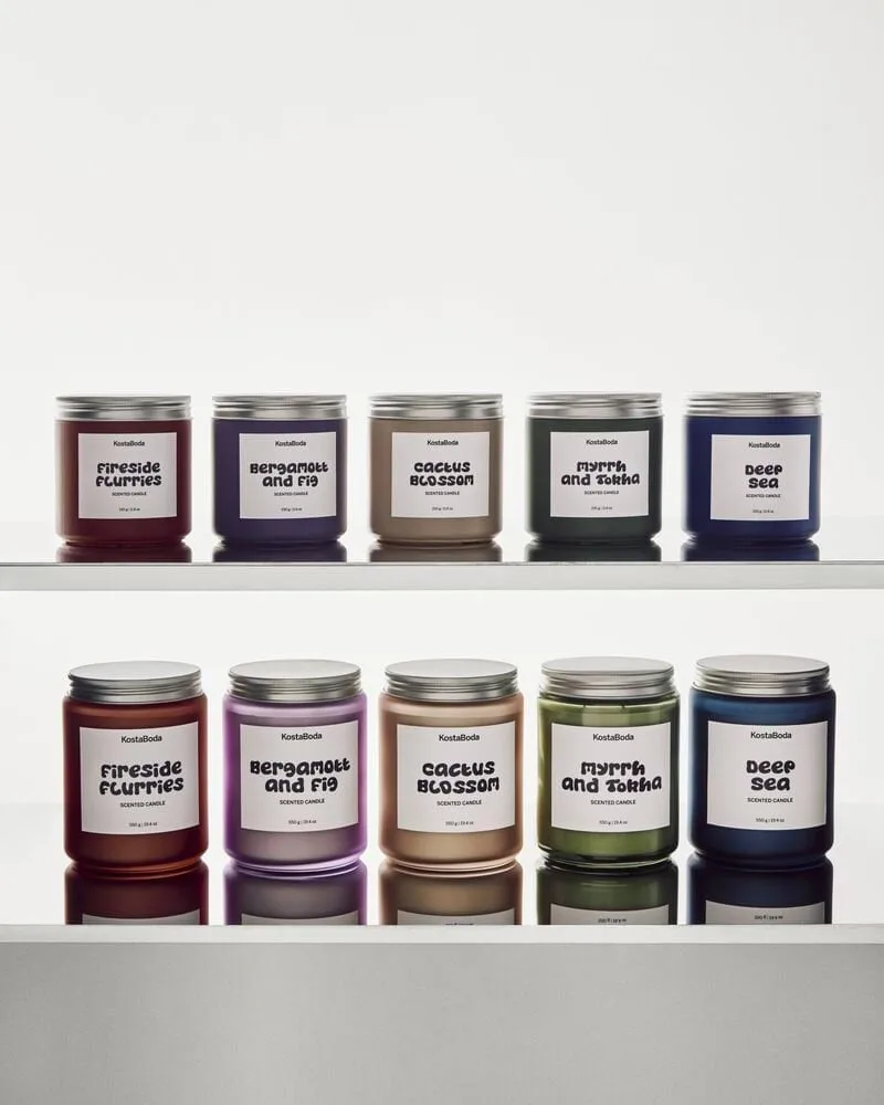 Mind vela perfumada, Fireside flurries, 550 g Kosta Boda