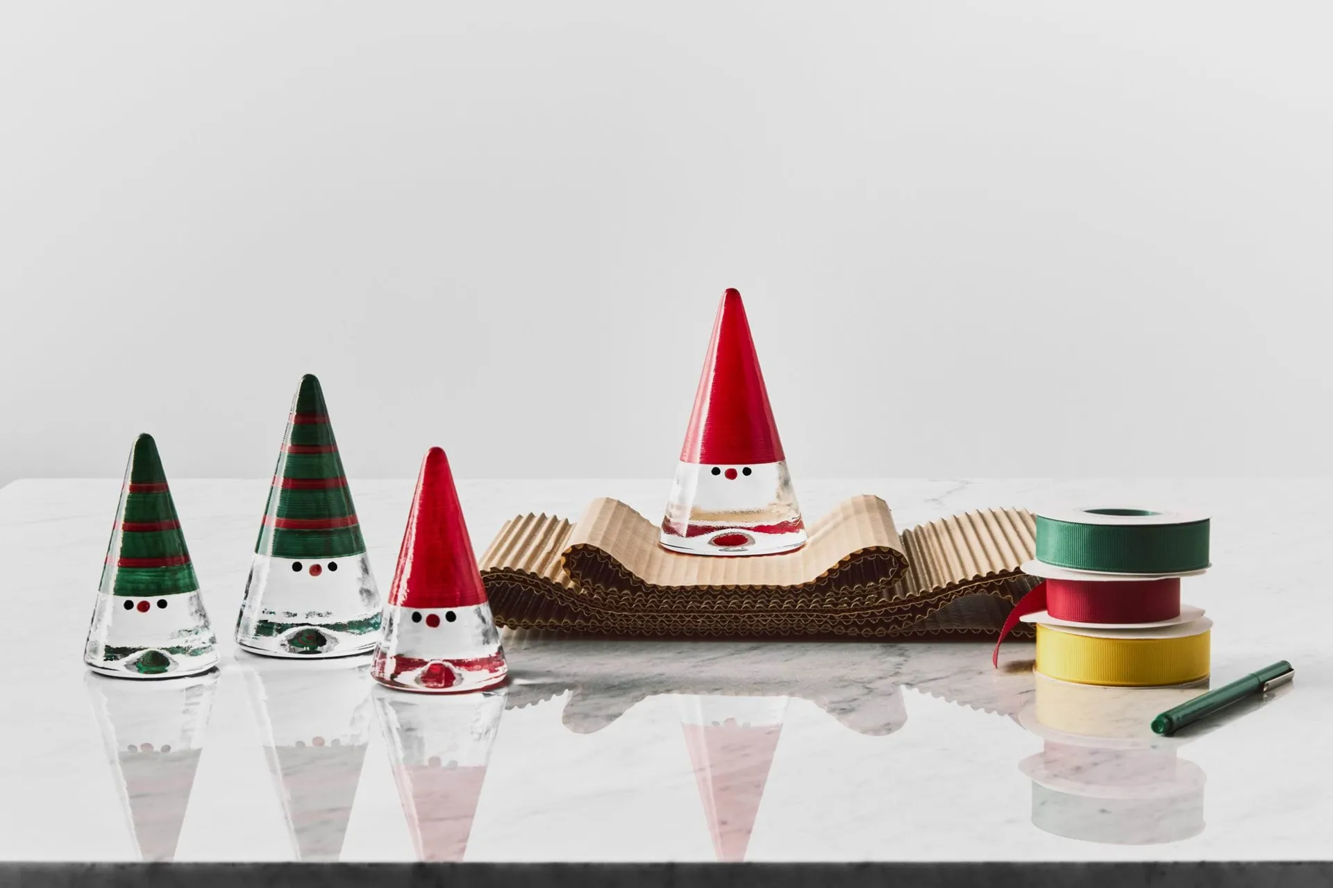 Noel gnomo de Natal, Verde, 15 cm Kosta Boda