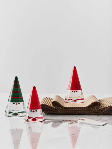Noel gnomo de Natal - Vermelho, 15 cm - Kosta Boda