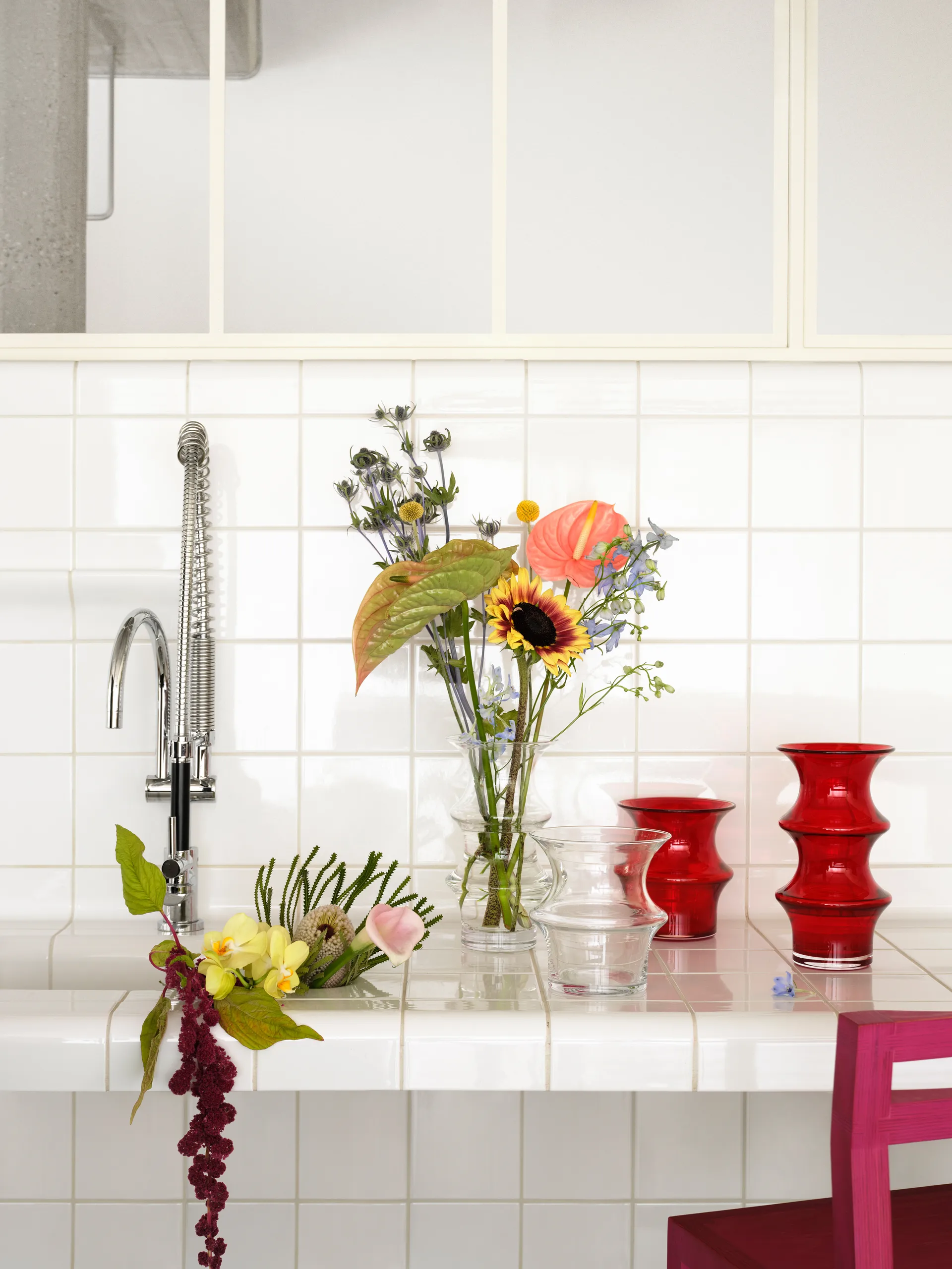 Pagod vaso 16.7 cm, Vermelho Kosta Boda