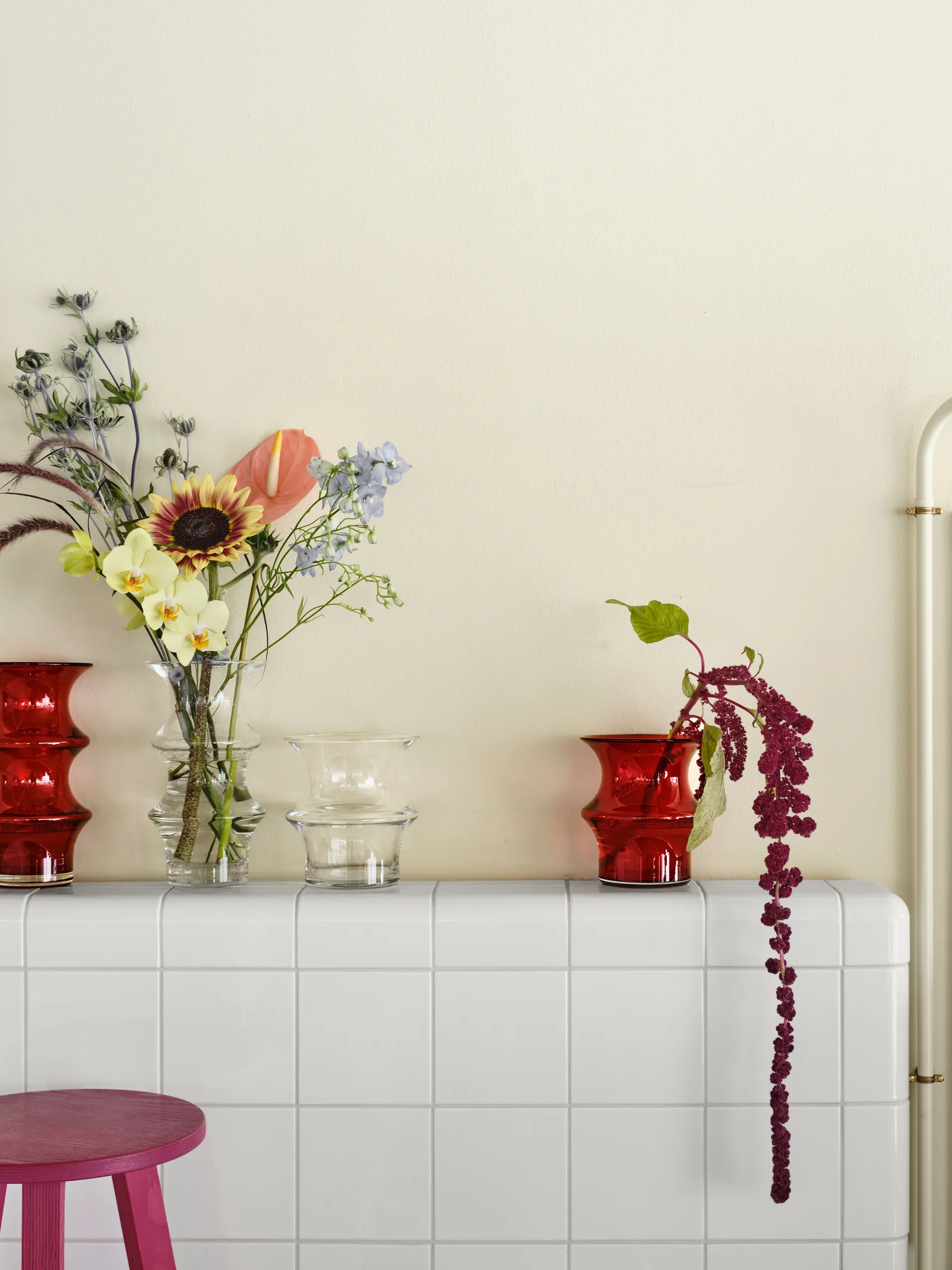 Pagod vaso 16.7 cm, Vermelho Kosta Boda