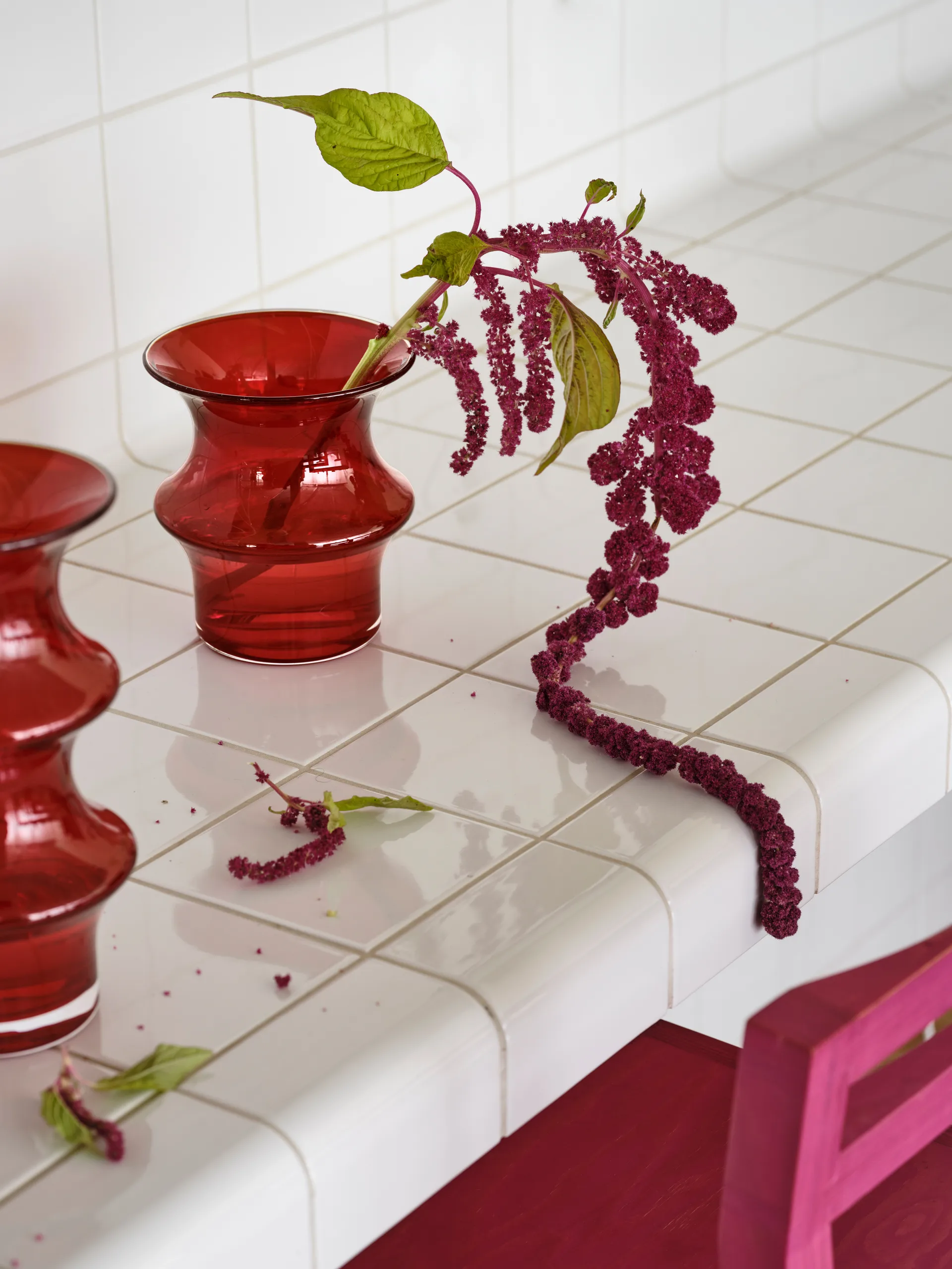 Pagod vaso 25.5 cm, Vermelho Kosta Boda