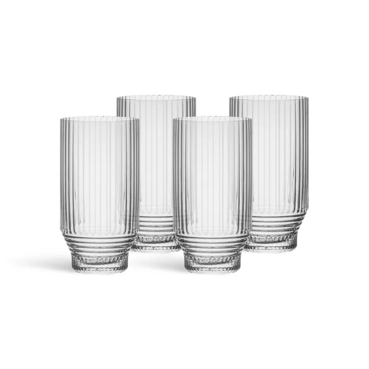 Pavilion copo highball - Transparente, 30 cl, 4-pack - Kosta Boda