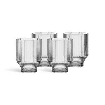 Pavilion copo lowball - Transparente, 30 cl, 4-pack - Kosta Boda