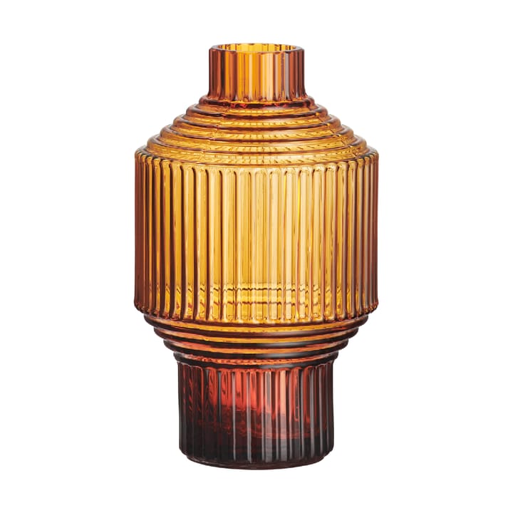 Pavilion vaso escuro 134 mm - Âmbar - Kosta Boda