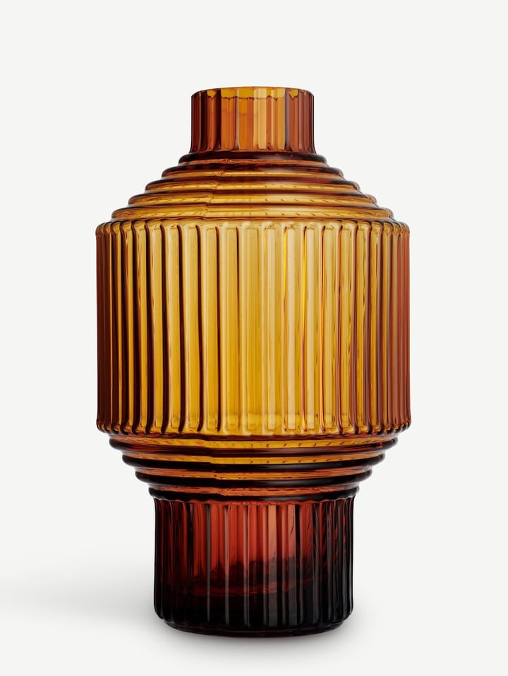 Pavilion vaso escuro 134 mm, Âmbar Kosta Boda