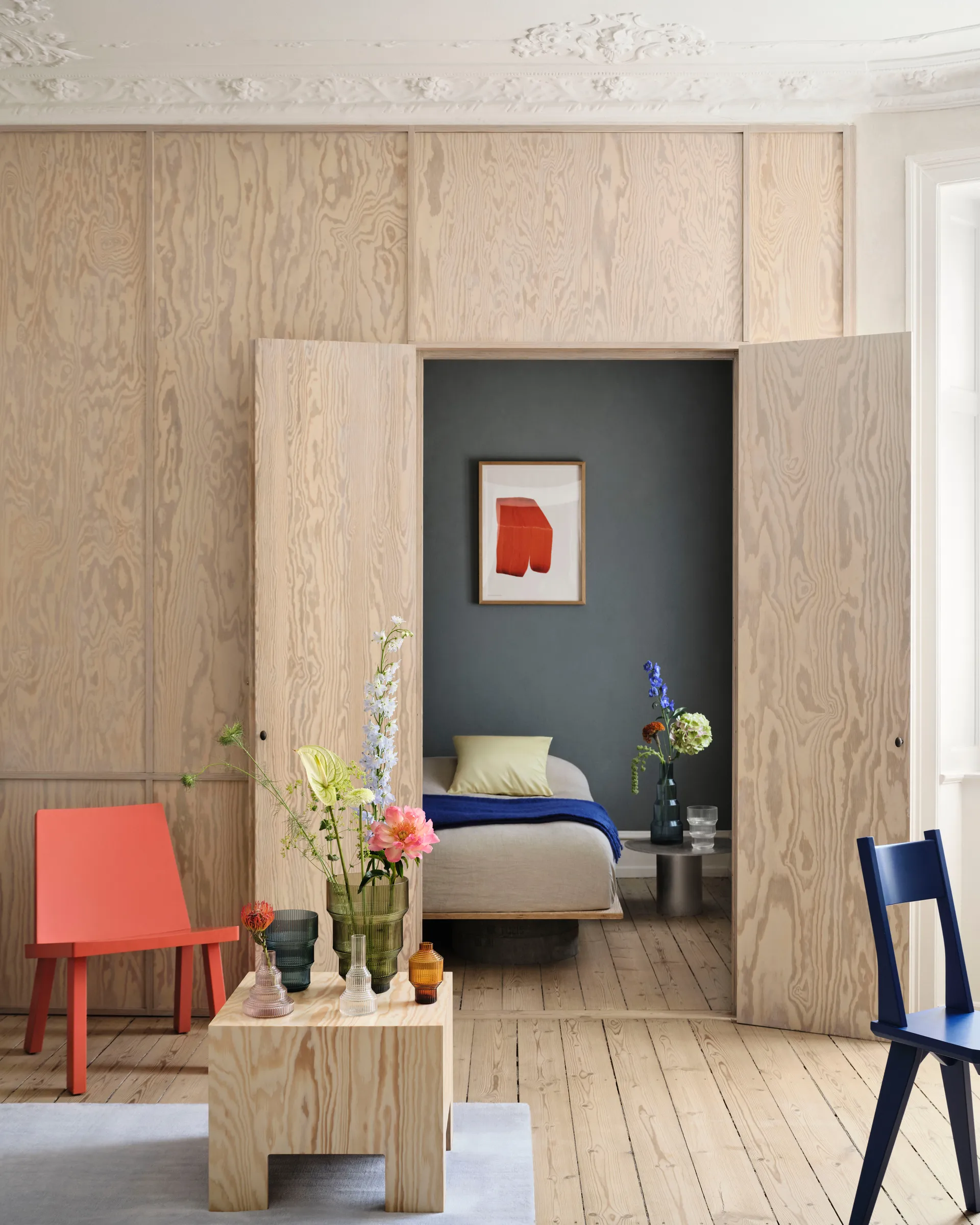 Pavilion vaso escuro 134 mm, Âmbar Kosta Boda