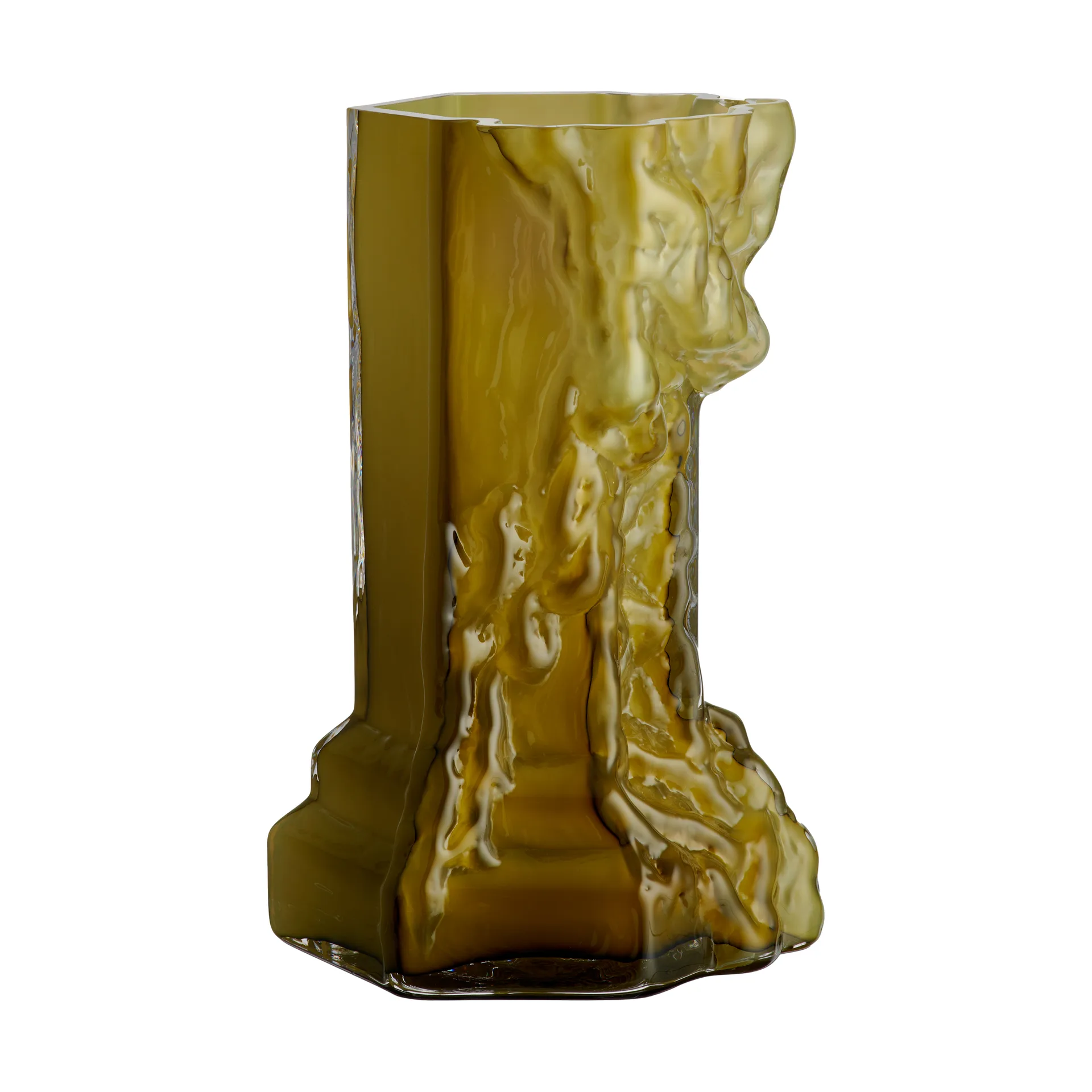 Rocky Baroque Vaso  350 mm, Azeitona Kosta Boda