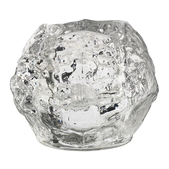 Snowball porta-velas - Médio, H7 cm - Kosta Boda