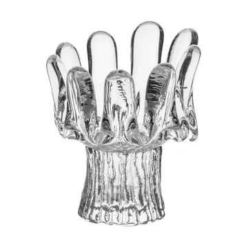 Solros porta-velas 11,5 cm - Claro - Kosta Boda