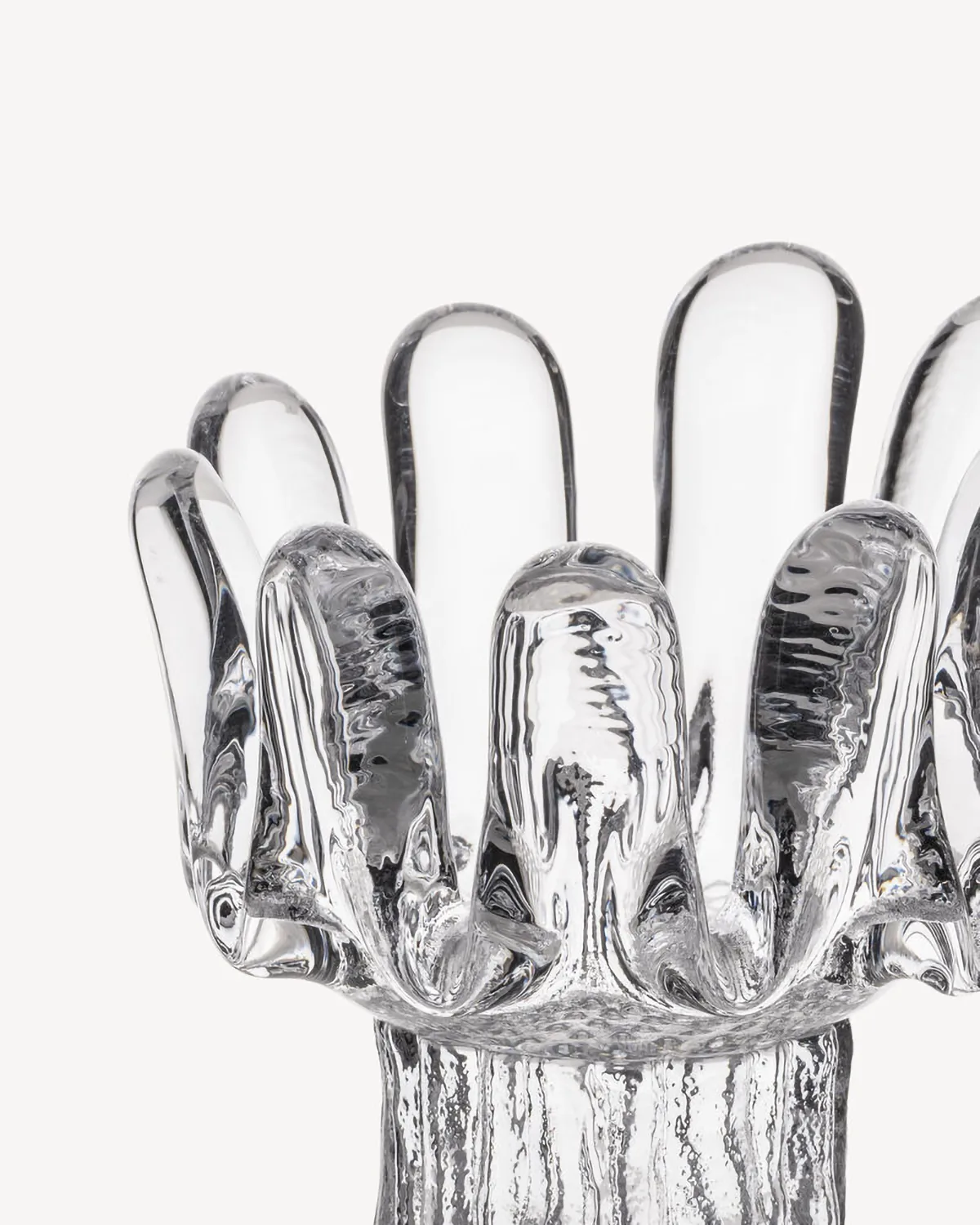 Solros porta-velas 11,5 cm, Claro Kosta Boda