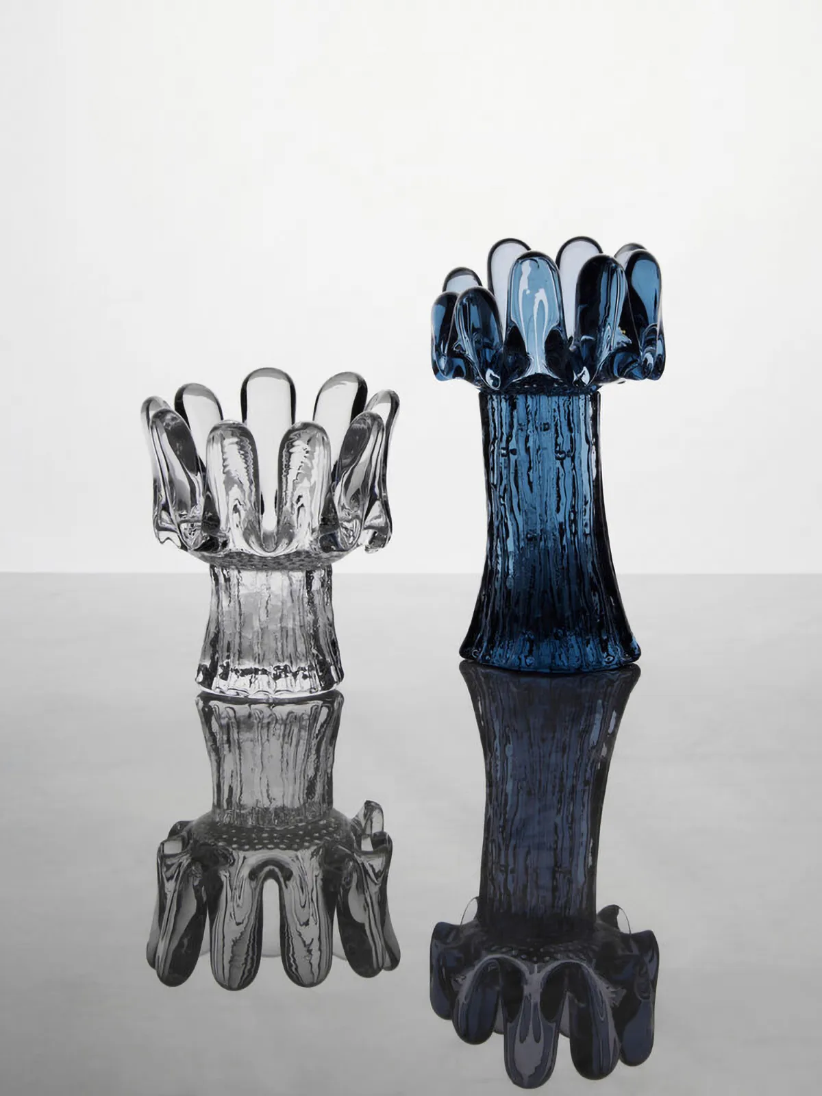 Solros porta-velas 11,5 cm, Claro Kosta Boda