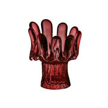 Solros porta-velas 11,5 cm - Vermelho - Kosta Boda