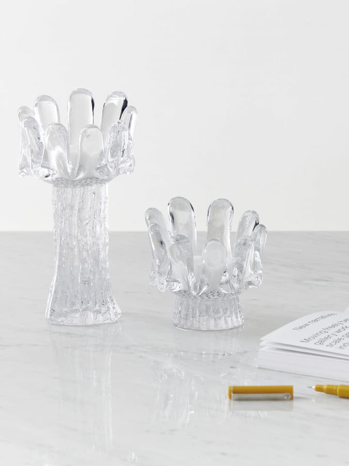 Solros porta-velas 18 cm, Claro Kosta Boda