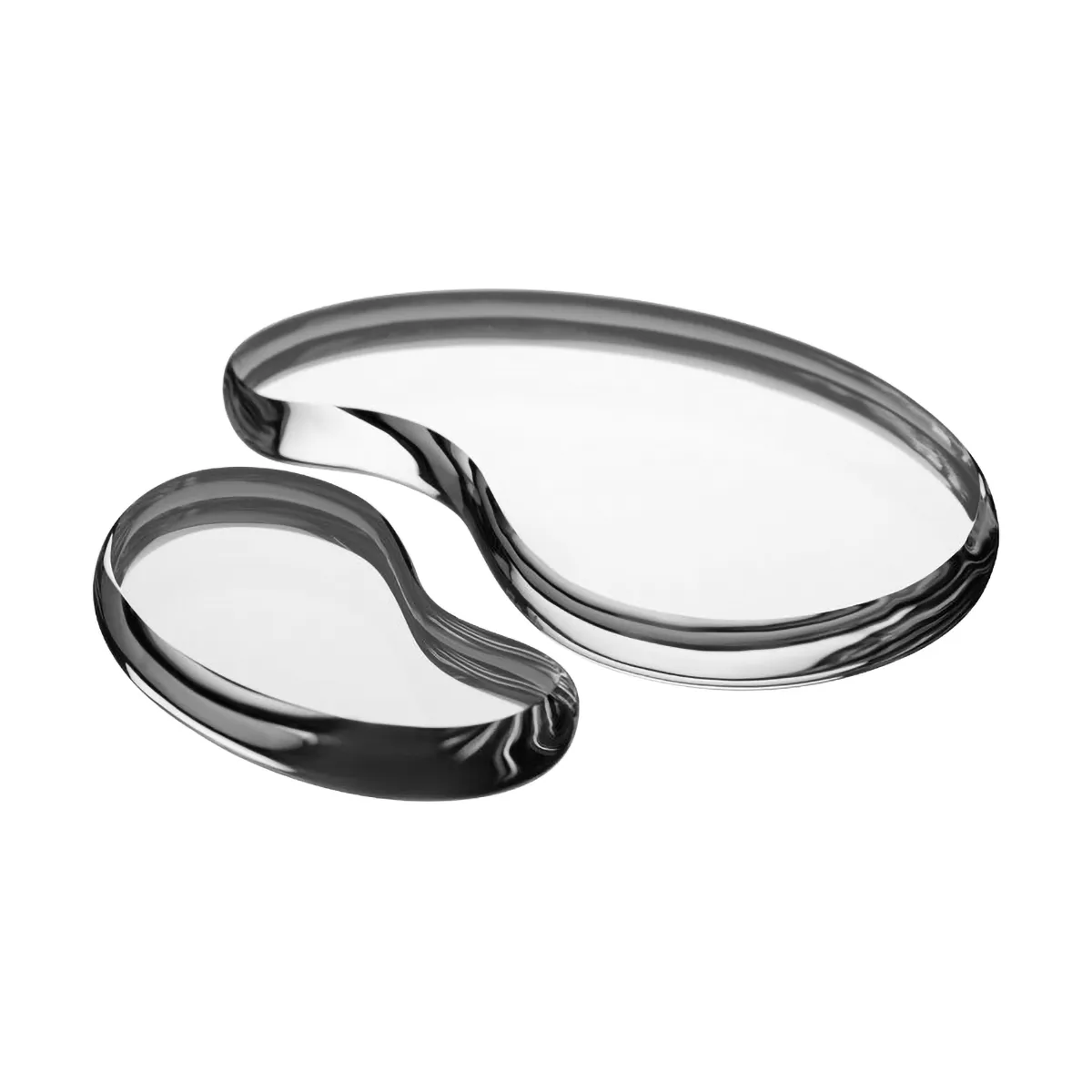 Tears of joy objeto decorativo 2 peças, Prateado Kosta Boda