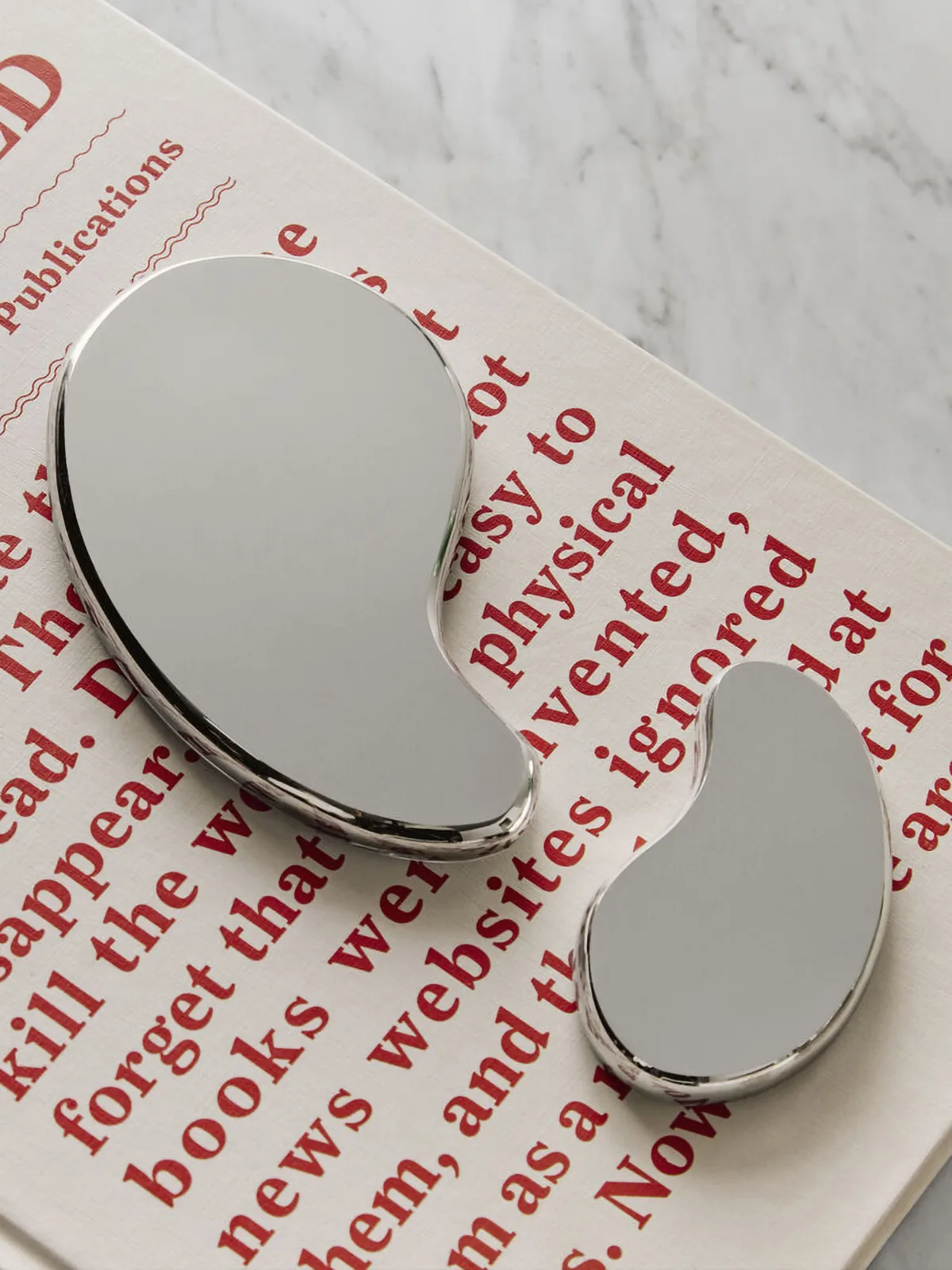 Tears of joy objeto decorativo 2 peças, Prateado Kosta Boda