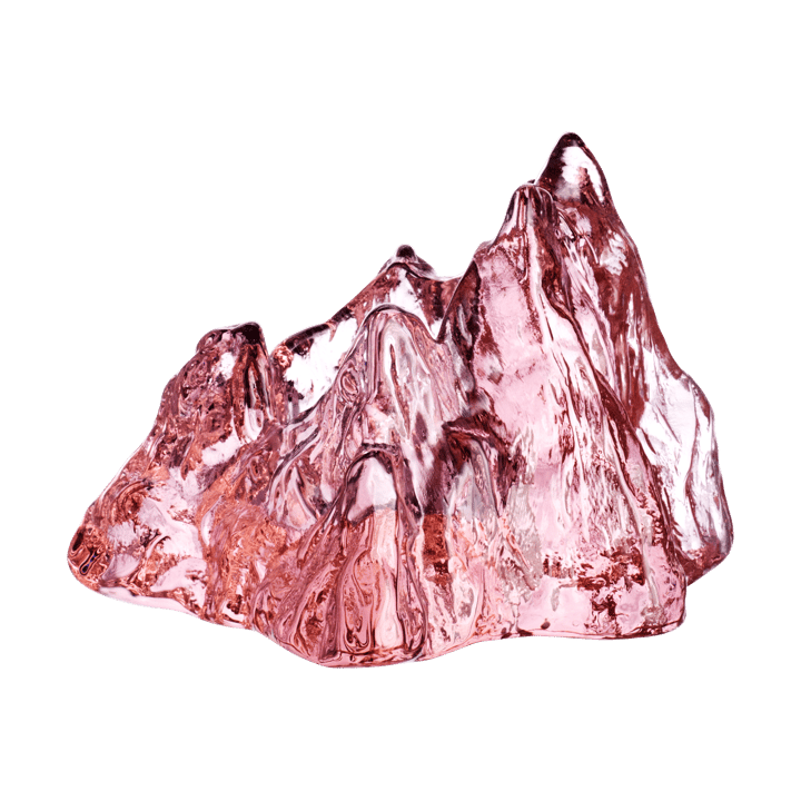 The Rock porta-velas 91 mm - Rosa - Kosta Boda