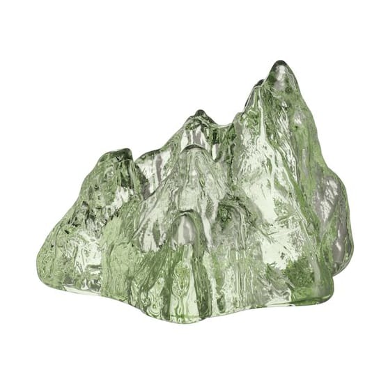 The Rock porta-velas 91 mm - Verde claro - Kosta Boda