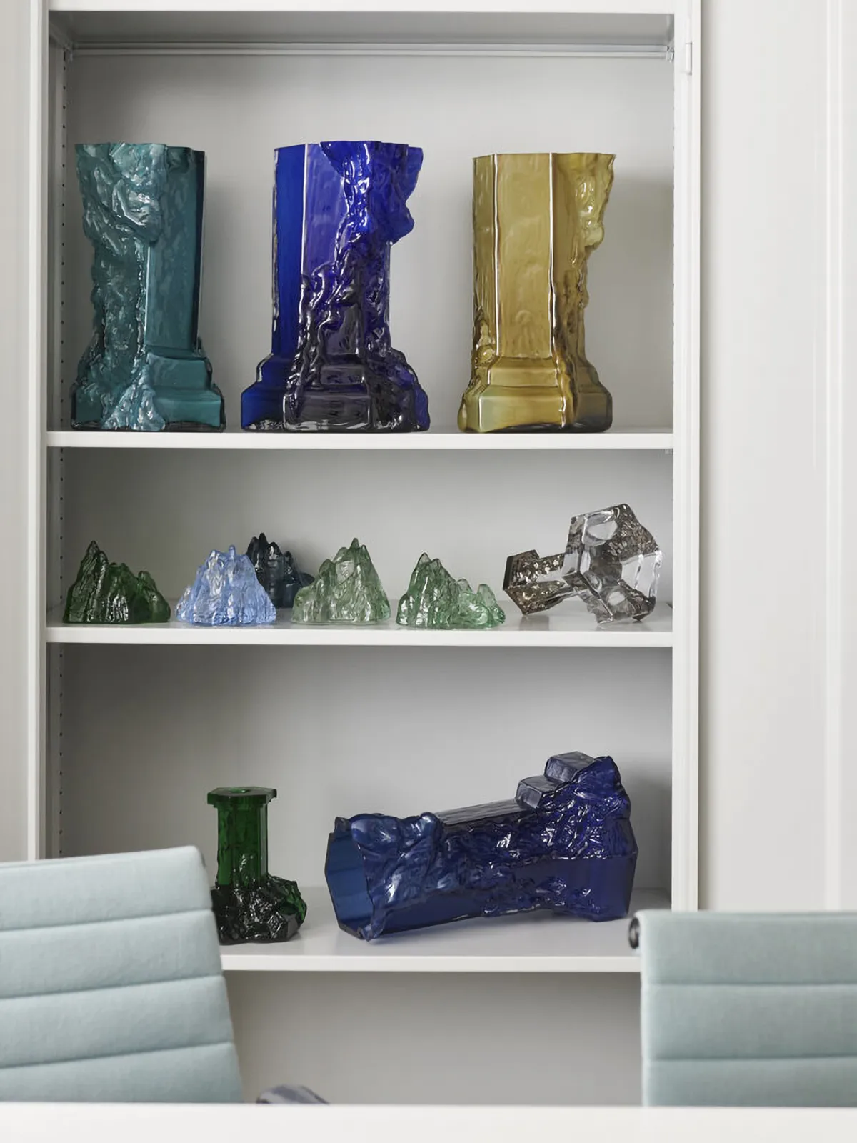 The Rock porta-velas 91 mm, Verde esmeralda Kosta Boda