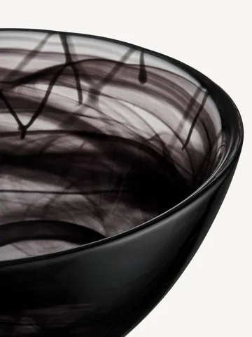Tigela Contrast 230 mm - Preto-preto - Kosta Boda