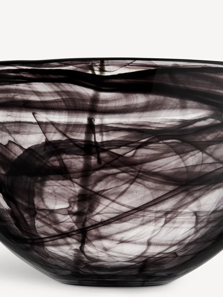 Tigela contrast 350 mm, Preto-preto Kosta Boda