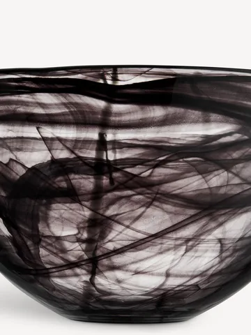 Tigela contrast 350 mm - Preto-preto - Kosta Boda