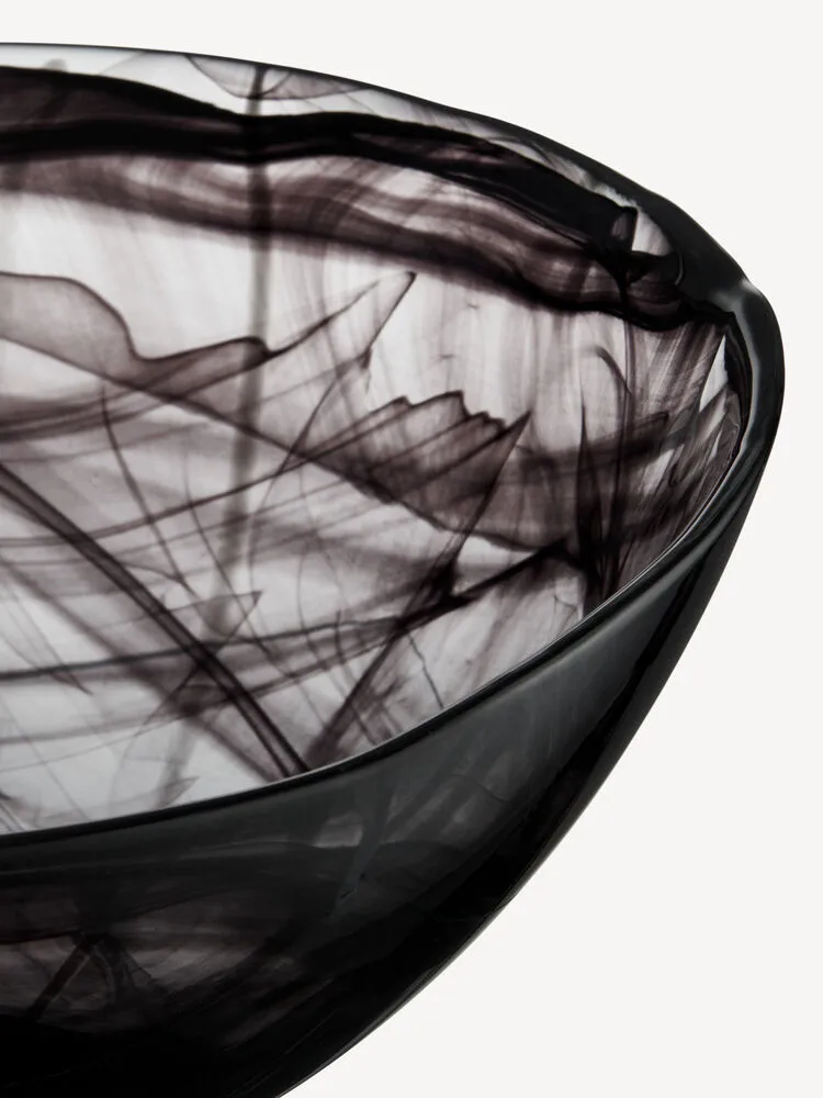 Tigela contrast 350 mm, Preto-preto Kosta Boda