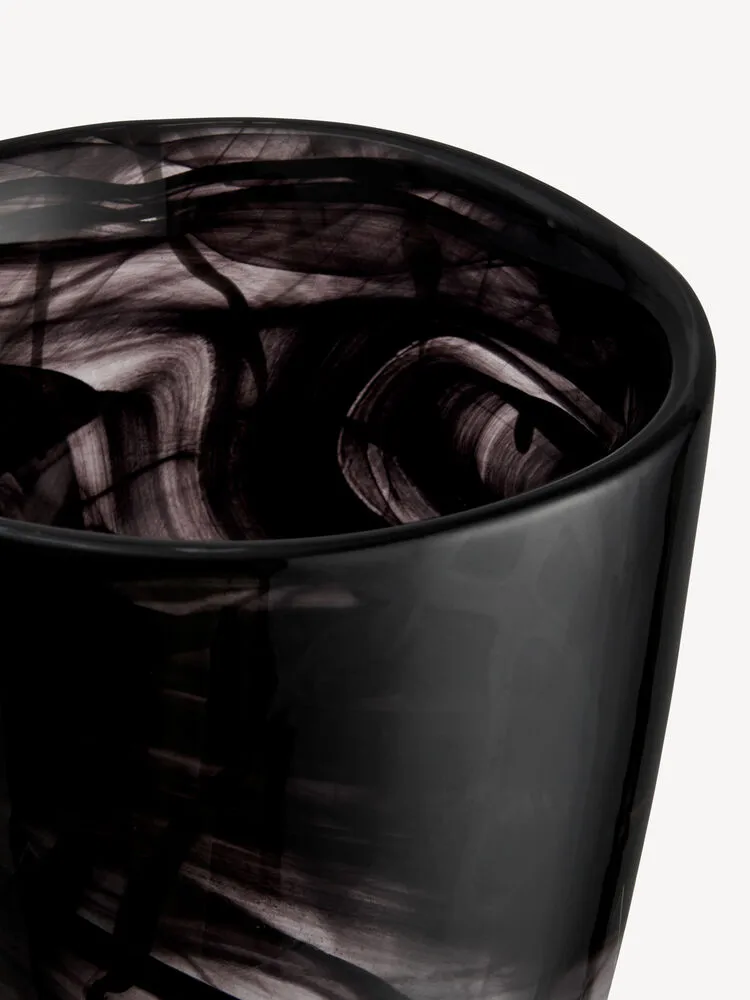 Vaso Contrast 200 mm, Preto-preto Kosta Boda