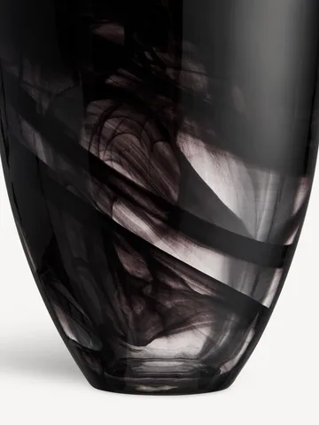 Vaso Contrast 200 mm - Preto-preto - Kosta Boda