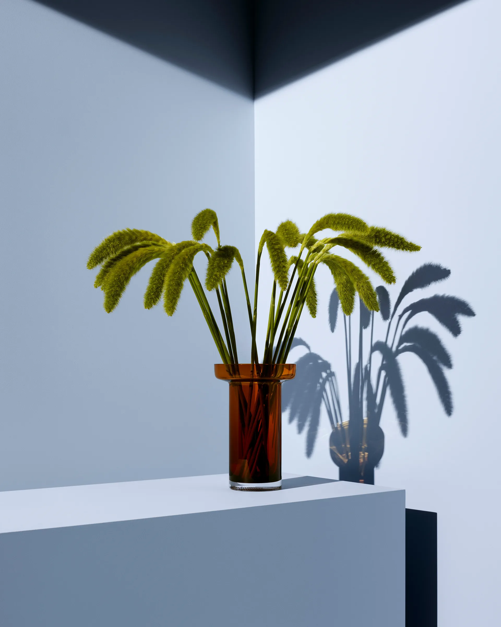 Vaso Limelight Rose 23 cm, Âmbar Kosta Boda