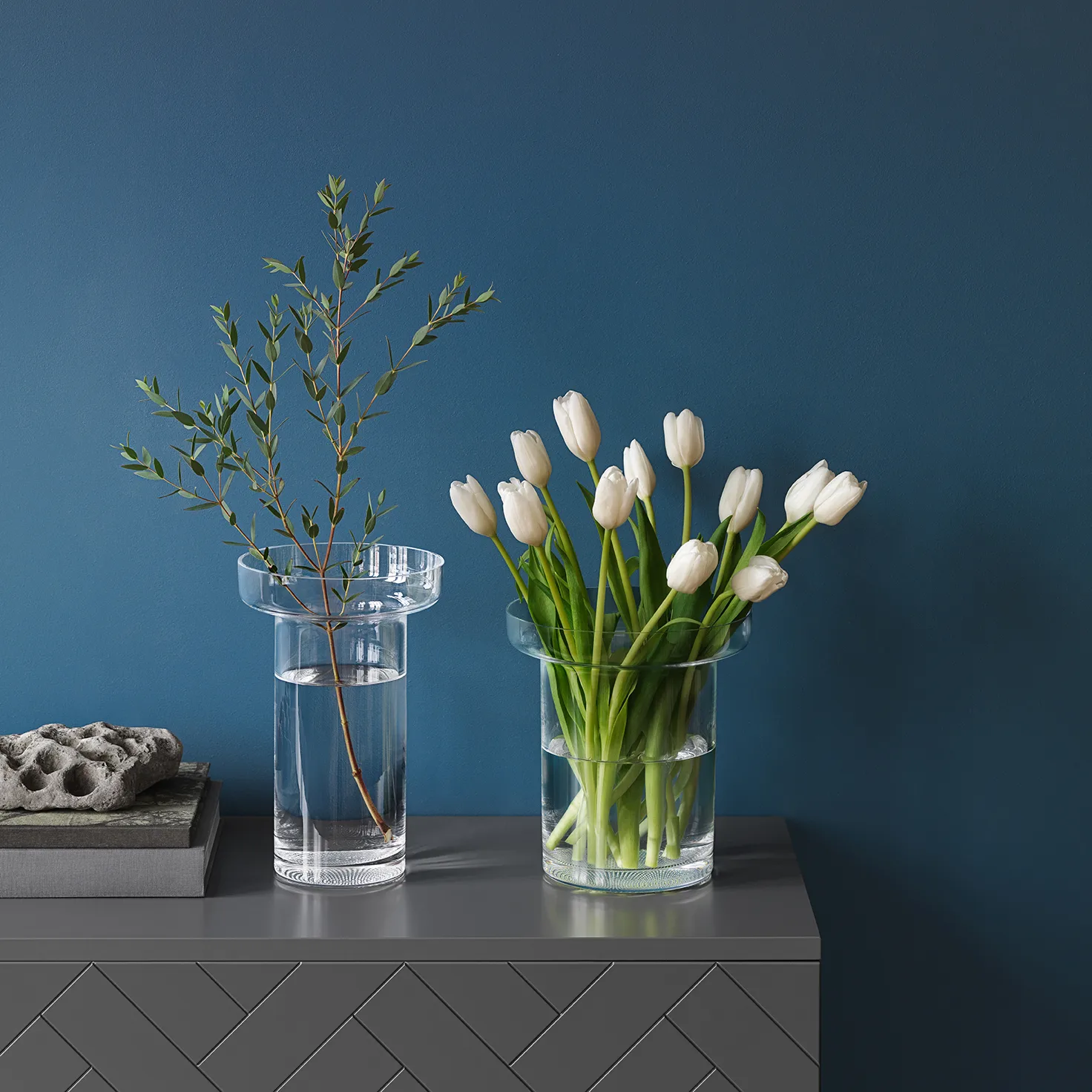 Vaso Limelight Rose 23 cm, Clear Kosta Boda