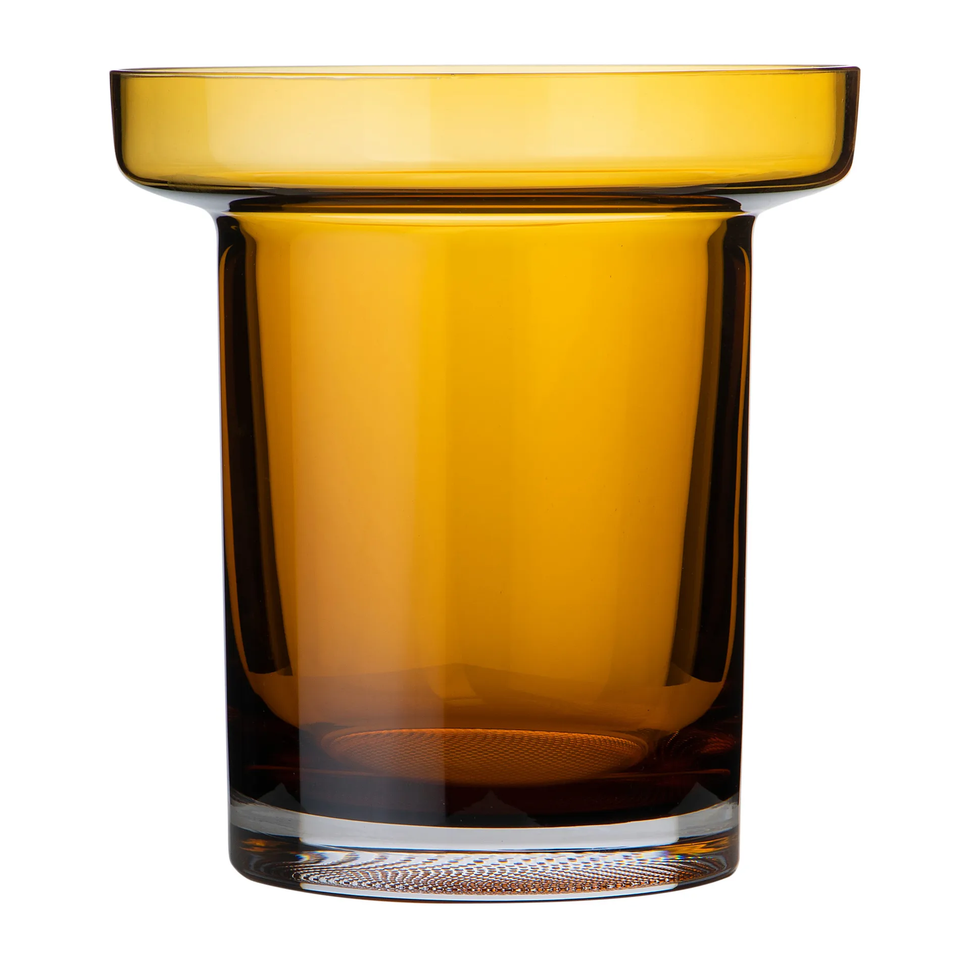 Vaso Limelight Tulip 19,5 cm, Âmbar Kosta Boda