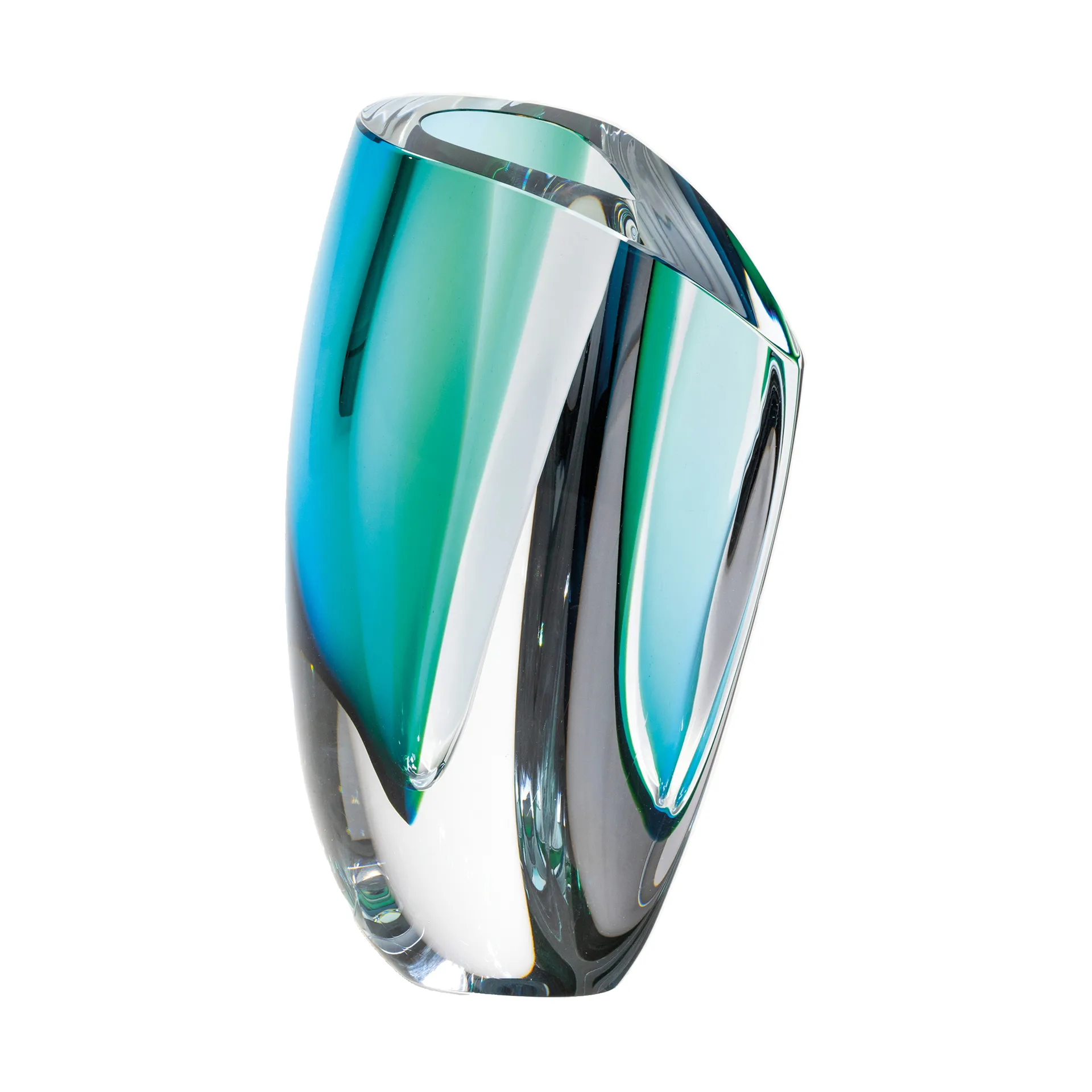 Vaso Mirage 31 cm, Verde-azul Kosta Boda