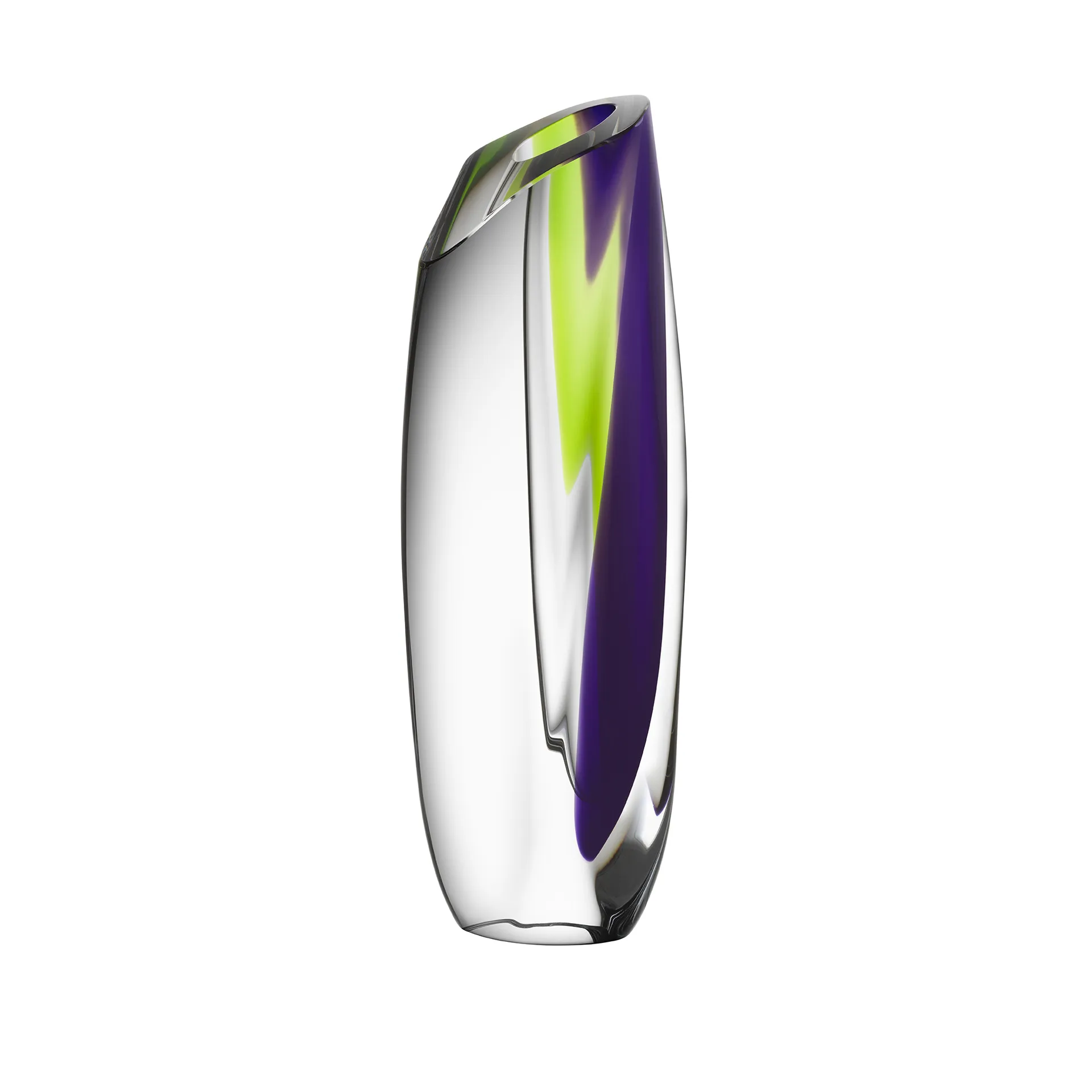 Vaso Saraband 36 cm, roxo-verde Kosta Boda