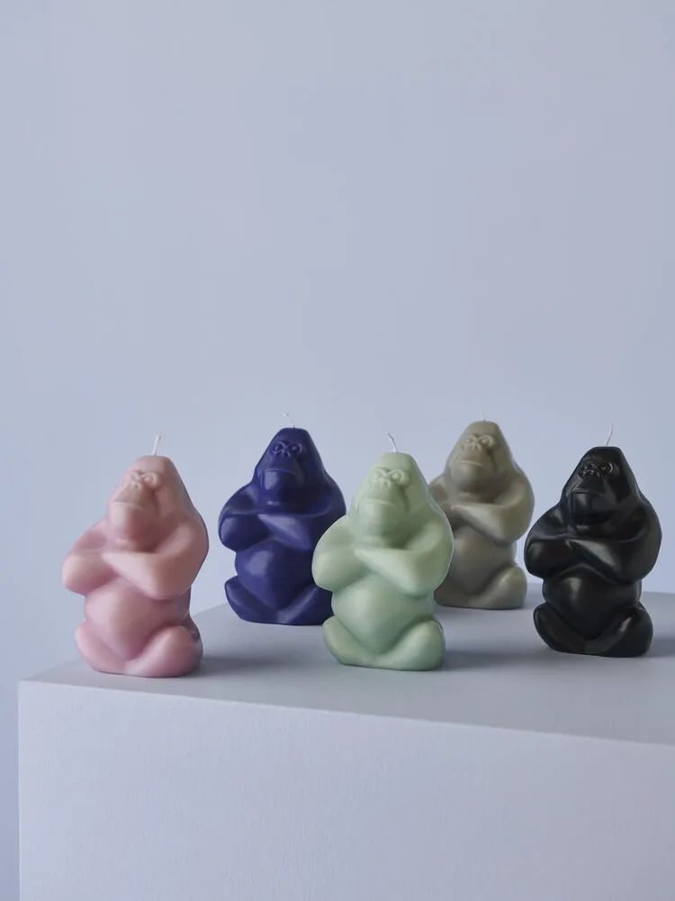 Vela Gabba Gabba Hey 11,5 cm, Cinza Kosta Boda