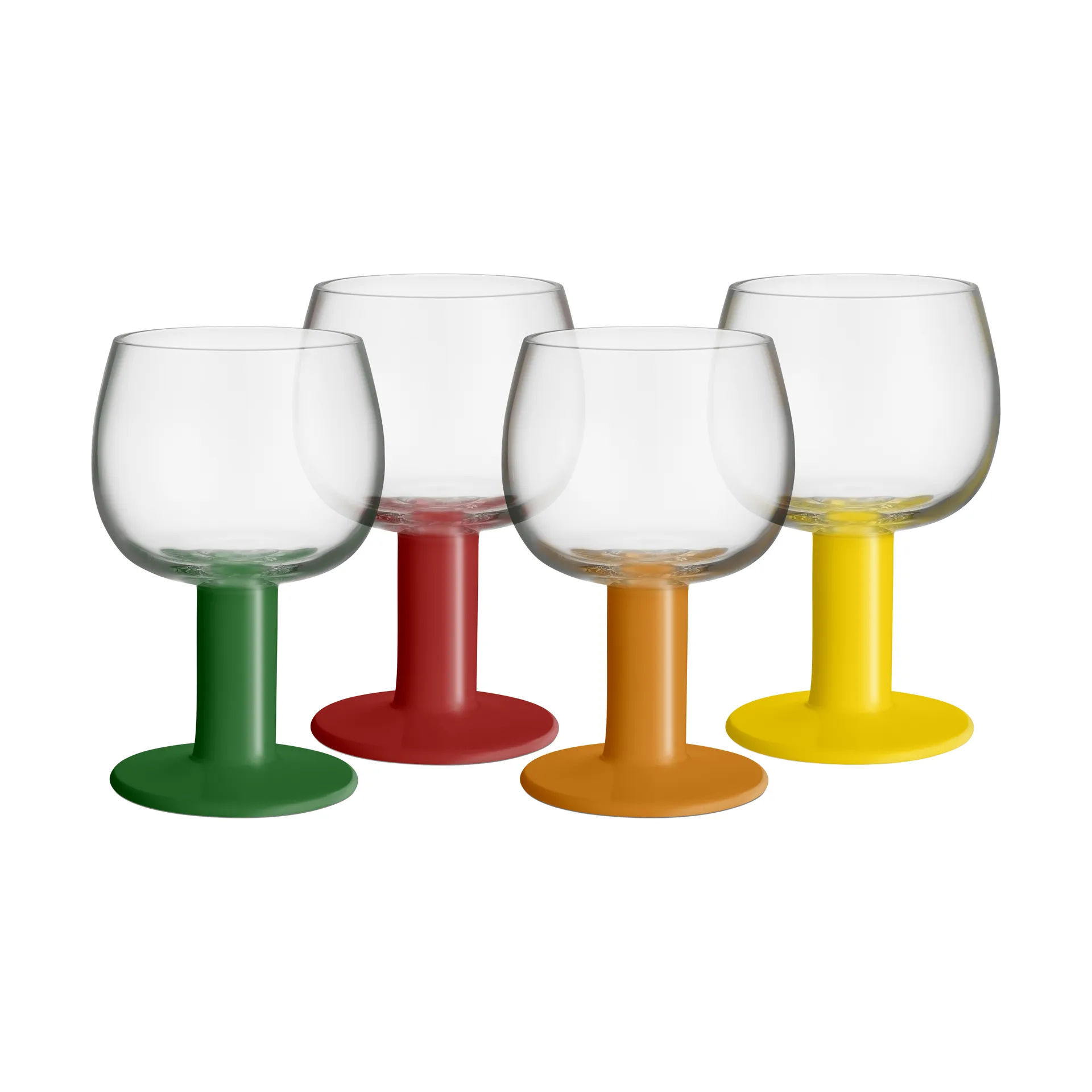 vidro Fars, Cores mistas, 40 cl, conjunto de 4 Kosta Boda