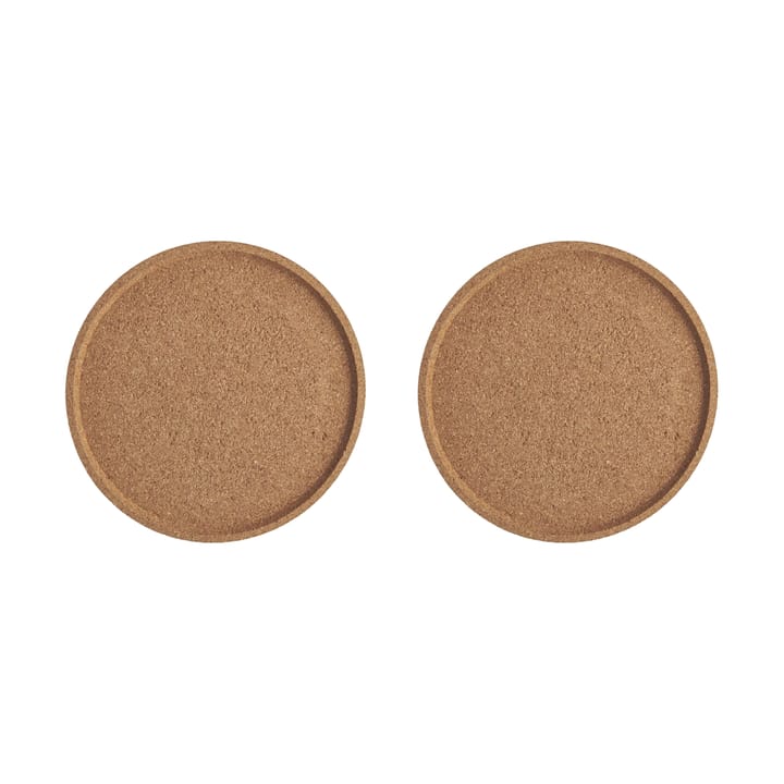 Viva base de cortiça Ø16,8 cm 2 unidades - Marrom - Kosta Boda