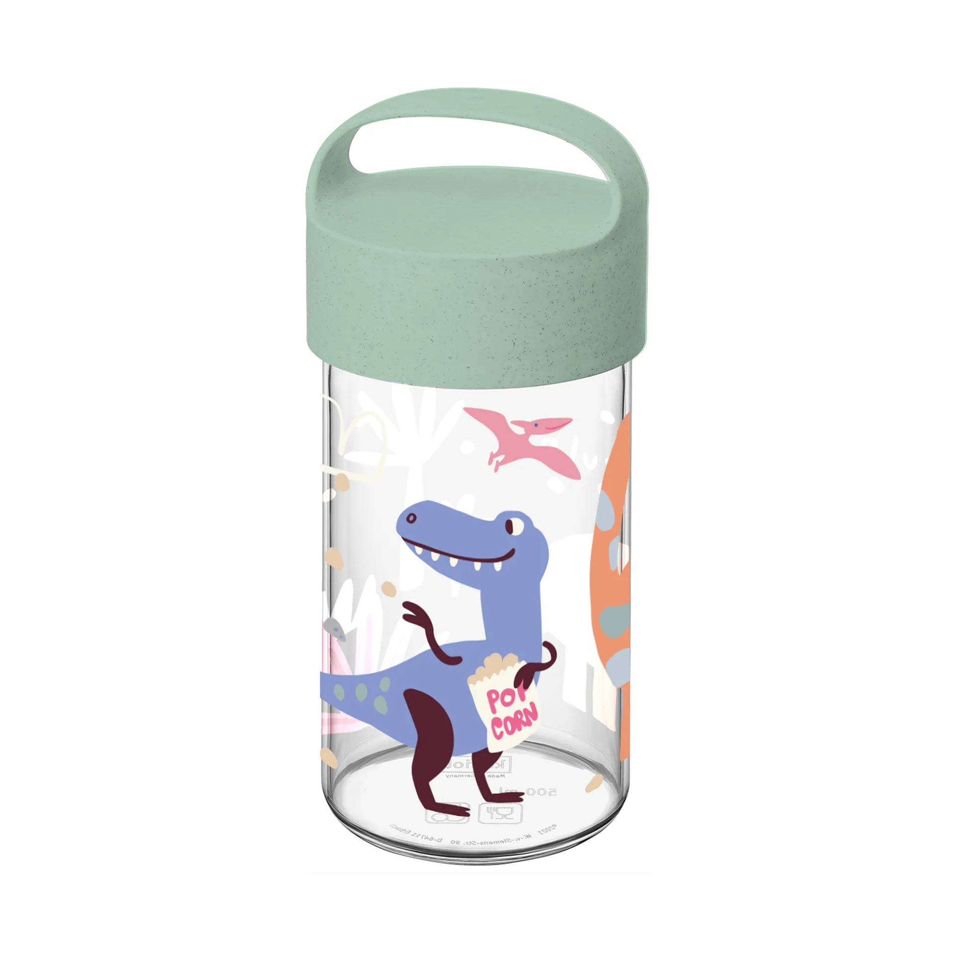 Buddy Snack garrafa de água 50 cl, Dinossauro Koziol