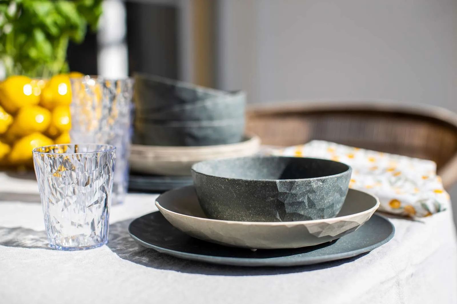 Club Göteborg conjunto de 16 peças em termoplástico biocircular, Multicolor Koziol