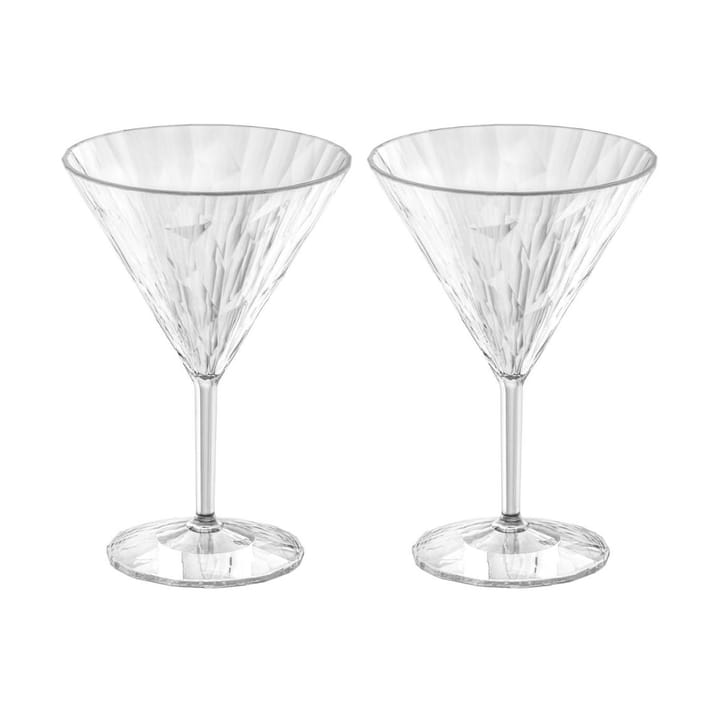 Club No. 12 copos de martini de plástico 25 cl 2-unidades - Cristalino - Koziol