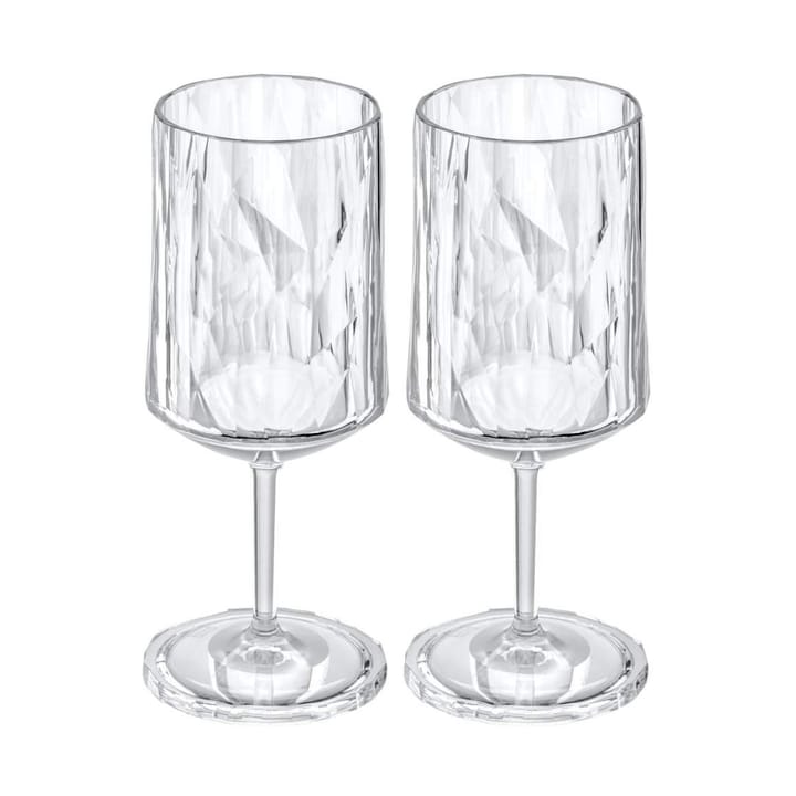Club No. 4 copos de vinho de plástico 30 cl 2-unidades, Cristalino Koziol
